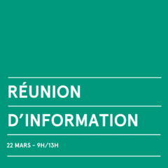 réunion information 22 mars