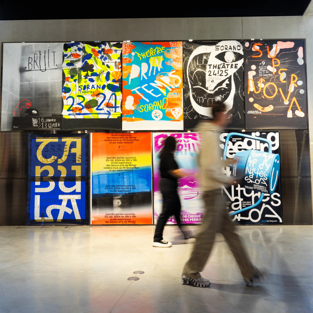 Nos étudiants en design graphique au Centre National du Graphisme