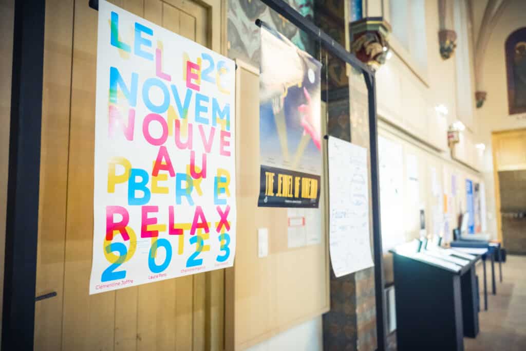 Pôle graphisme lors des journées portes ouvertes de l'École de Design de Troyes