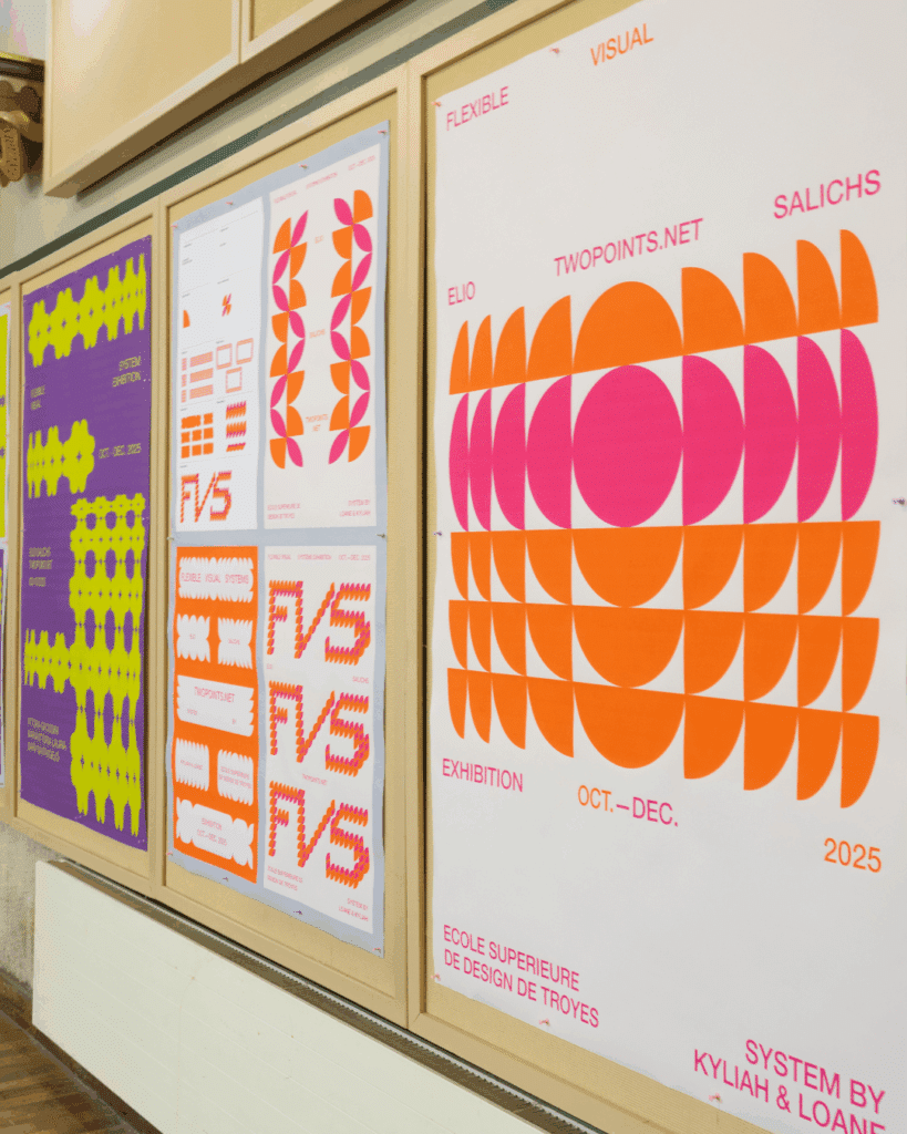 Affiches créent lors du workshop de graphisme d'octobre 2025